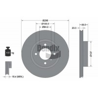 BDS1575 BENDIX Braking Гальмівний диск