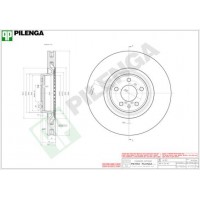 V1701 PILENGA Гальмівний диск