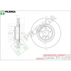 V1701 PILENGA Гальмівний диск