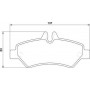 363710033016 MAGNETI MARELLI Комплект гальмівних колодок дисковий гальм