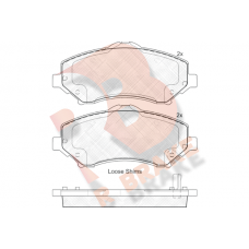 RB1908-201 R BRAKE КомплеК т гальмівних колодок, дискове гальмо