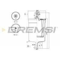 FE0395 BREMSI Паливний фільтр