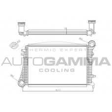 104985 AUTOGAMMA Интеркулер