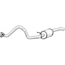 284-067 BOSAL Глушник вихлопних газів кінцевий