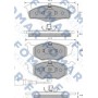 FO 907381 FOMAR Friction КомплеК т гальмівних колодок, дискове гальмо