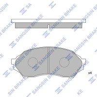 SP1227 Hi-Q КомплеК т гальмівних колодок, дискове гальмо