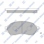 SP1227 Hi-Q КомплеК т гальмівних колодок, дискове гальмо