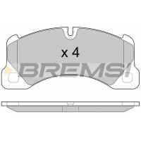 BP3457 BREMSI Комплект гальмівних колодок дисковий гальм