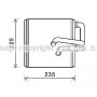 DN6410 AVA QUALITY COOLING Теплообмінник обігрів салону