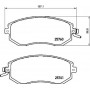 P 78 021 BREMBO Комплект гальмівних колодок дисковий гальм
