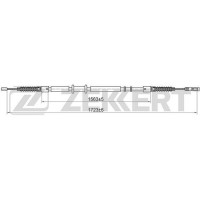 BZ-1206 ZEKKERT Тросик, cтояночный тормоз