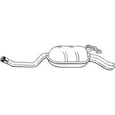 278-179 BOSAL Глушник вихлопних газів кінцевий