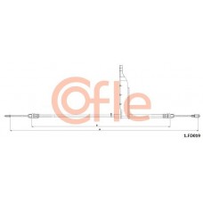 92.1.FD019 COFLE Тросик, cтояночный тормоз