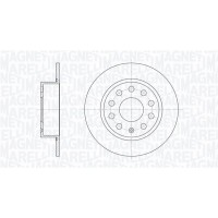 361302040115 MAGNETI MARELLI Гальмівний диск