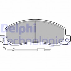LP504 DELPHI Комплект гальмівних колодок дисковий гальм