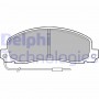 LP504 DELPHI Комплект гальмівних колодок дисковий гальм