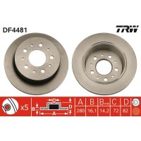 DF4481 TRW Гальмівний диск