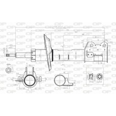 SAB8080.31 OPEN PARTS Амортизатор