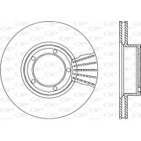 BDR1664.20 OPEN PARTS Гальмівний диск