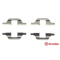 A 02 304 BREMBO Комплектуючі колодки дискового гальма