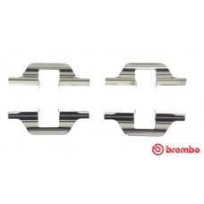 A 02 304 BREMBO Комплектуючі колодки дискового гальма
