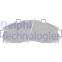 LP1664 DELPHI Комплект гальмівних колодок дисковий гальм