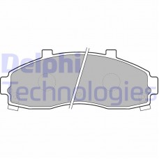 LP1664 DELPHI Комплект гальмівних колодок дисковий гальм