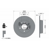 BDS1188 BENDIX Braking Гальмівний диск