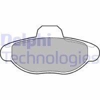 LP771 DELPHI Комплект гальмівних колодок дисковий гальм