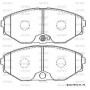 SN572P ADVICS Комплект гальмівних колодок дисковий гальм