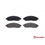 P 56 096 BREMBO Комплект гальмівних колодок дисковий гальм