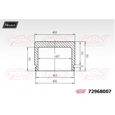 72968007 MAXTECH Поршень корпус скоби гальма