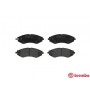 P 15 002 BREMBO Комплект гальмівних колодок дисковий гальм