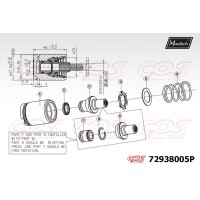 72938005P MAXTECH Поршень корпус скоби гальма