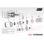 72938005P MAXTECH Поршень корпус скоби гальма