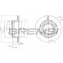CD5340V BREMSI Гальмівний диск