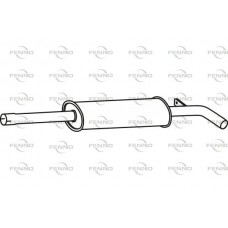 P49012 FENNO Середній глушник вихлопних газів