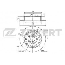 BS-5473 ZEKKERT Гальмівний диск