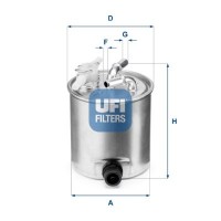 55.392.00 UFI Паливний фільтр