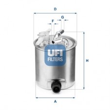 55.392.00 UFI Паливний фільтр