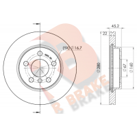 78RBD20039 R BRAKE Гальмівний диск
