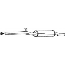 233-233 BOSAL Середній глушник вихлопних газів