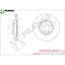 V1876 PILENGA Гальмівний диск