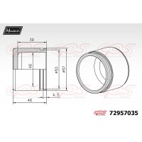72957035 MAXTECH Поршень корпус скоби гальма