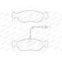 WBP21430B WAGNER Комплект гальмівних колодок дисковий гальм