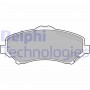 LP2143 DELPHI Комплект гальмівних колодок дисковий гальм