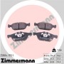 25804.170.1 ZIMMERMANN Комплект гальмівних колодок дисковий гальм