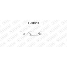 FD30315 VENEPORTE Предглушник вихлопних газів