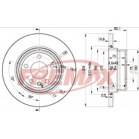 BD6849 FREMAX BRAKE DISC HIGH CARBON