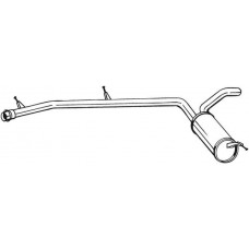 282-859 BOSAL Середній глушник вихлопних газів